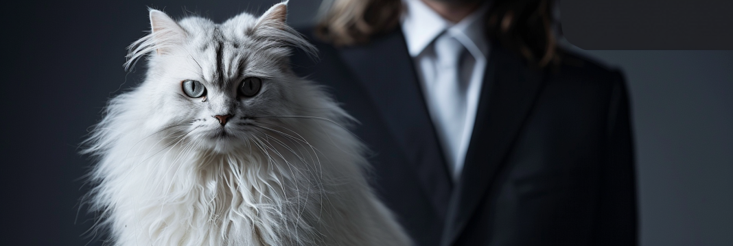 Cat judge evaluating breed type with focus on health and balance